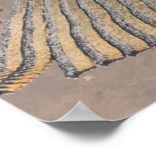 Al je spullen in een rij poster (Hoek)