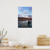 Al je zorg op hem af zetten poster (Keuken)