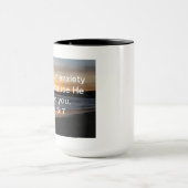 Al je zorgen over hem maken mok (Midden)