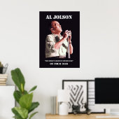 Al Jolson op het Poster van Tour (Thuiskantoor)