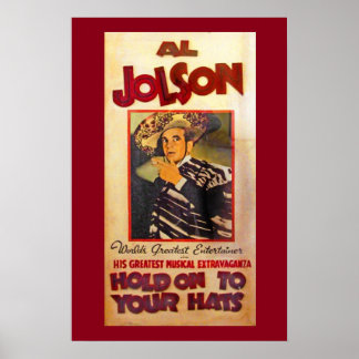 Al Jolson Theater Promo Poster