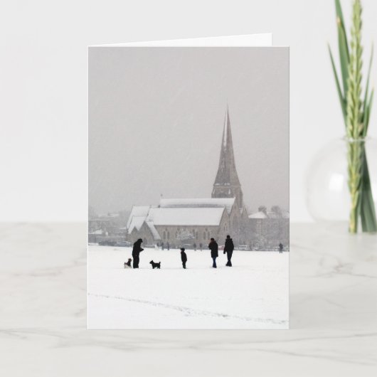 Al Kerk van Heiligen, Blackheath Feestdagen Kaart (Voorkant)
