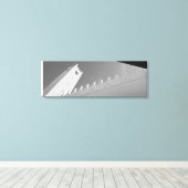 Al-Kindi Plaza Minaret Canvas Afdruk (Insitu (Houten vloer))