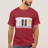 Al Kleding is de  paus van de Belemmering T-shirt (Voorkant)