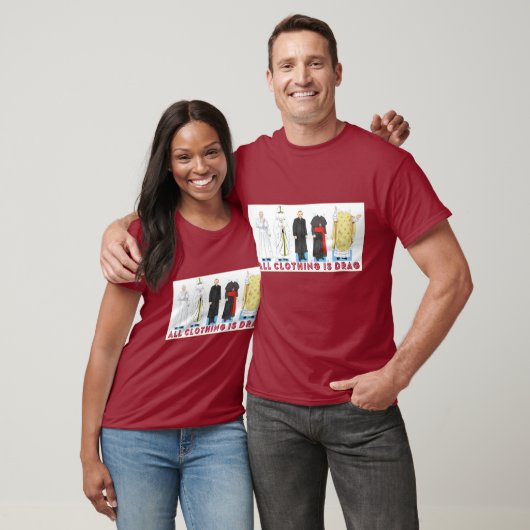 Al Kleding is de  paus van de Belemmering T-shirt (Unisex)