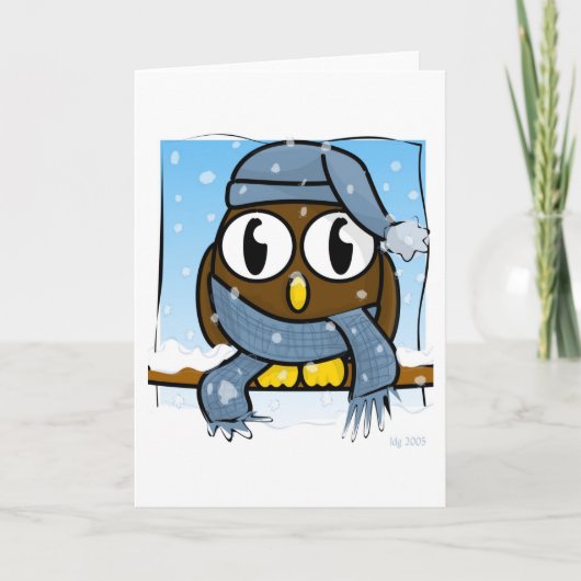 Al Let Winter Feestdagen Kaart (Voorkant)