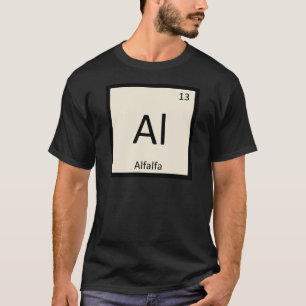 Al - Luzerne Groente Chemie Periodiek Systeem T-shirt