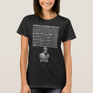 Al Ma'arri I STEEL NIET LANGER VAN NATURE gedicht T-shirt