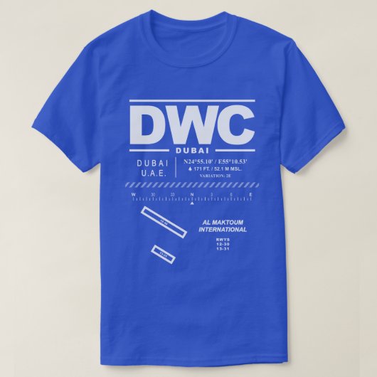 Al Maktoum International Airport DWC T-shirt (Design voorkant)