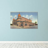 Al Malaikah Temple & Shrine Auditorium Canvas Afdruk (Insitu (Houten vloer))