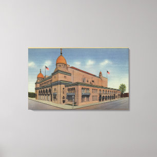 Al Malaikah Temple & Shrine Auditorium Canvas Afdruk