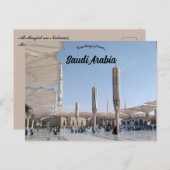Al Masjid en Nabawi Medina Saoedi-Arabië Briefkaart (Voorkant / Achterkant)