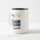 Al Mawlid Al Nabawi Prophet Muhammad Birthday Tweekleurige Koffiemok (Voorkant links)