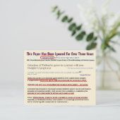 Al meer dan 3 jaar genegeerd door RoseWrites Uitnodiging Briefkaart (Staand voorkant)