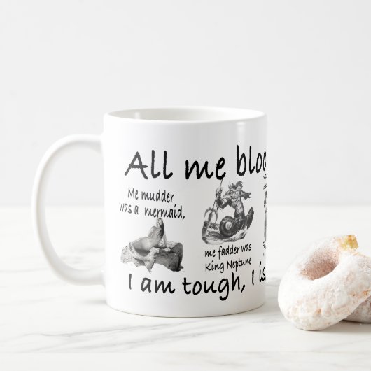 Al mijn bloeiende leven koffiemok (Met donut)