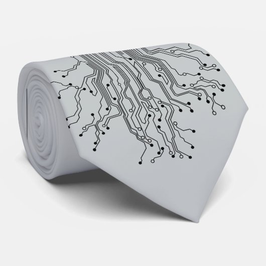 Al mijn circuits! stropdas (Opgerold)