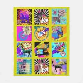 Al mijn coole Comic Horse design Fleece Deken