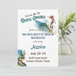 Al mijn Cowgirls Bachelorette Party noemen Kaart
