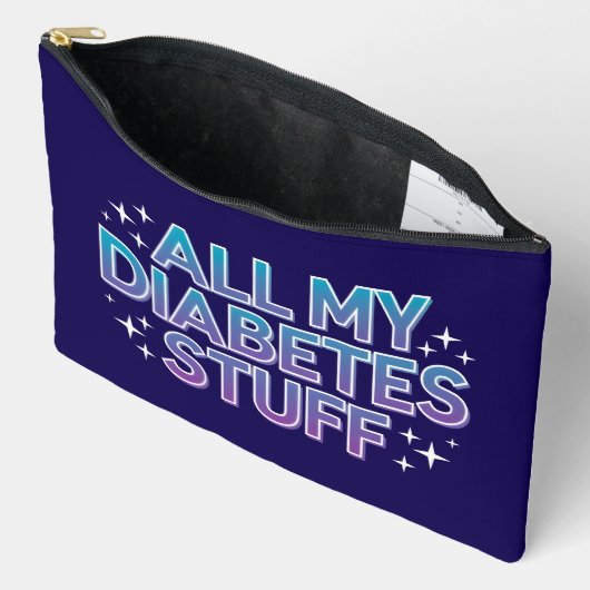 Al mijn diabetes spullen etui (Open)