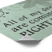 Al mijn dromen komen nu waar! poster (Hoek)