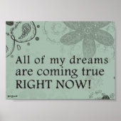 Al mijn dromen komen nu waar! poster (Voorkant)