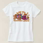 Al mijn favoriete kleuren t-shirt (Design voorkant)