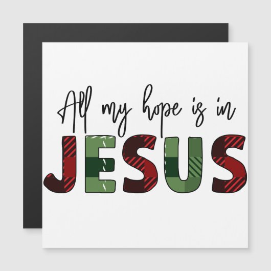 Al mijn hoop is in Jezus is het beste geschenk ooi (Voorkant / Achterkant)