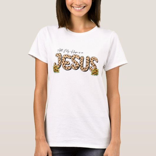 Al mijn hoop is in Jezus T-Shirt (Voorkant)