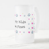 Al mijn Kinderen hebben pokken Matglas Bierpul (Voorkant rechts)