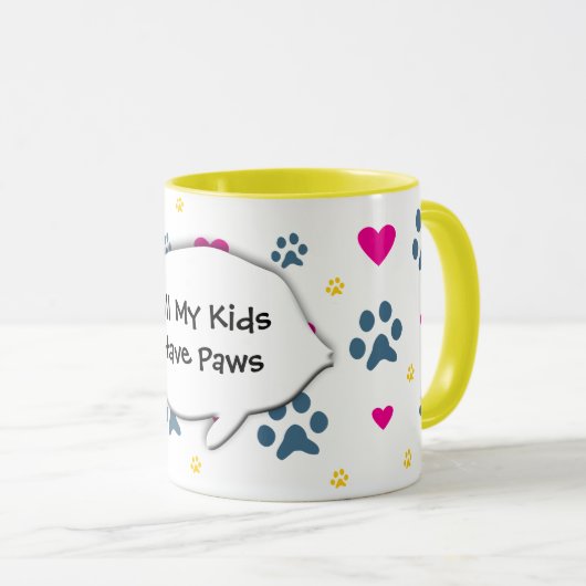 Al mijn Kinderen hebben pokken Mok (Voorkant rechts)