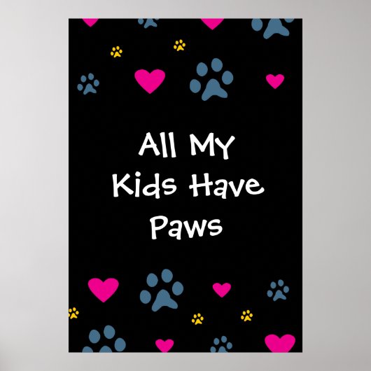 Al mijn Kinderen hebben pokken Poster (Voorkant)