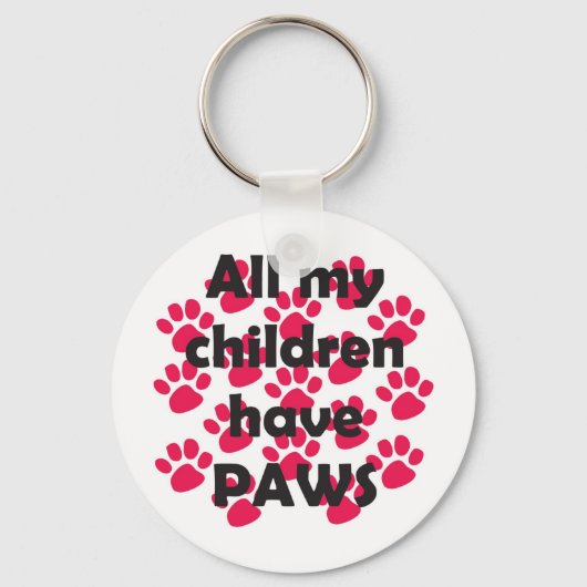 Al mijn kinderen hebben pokken sleutelhanger (Voorkant)
