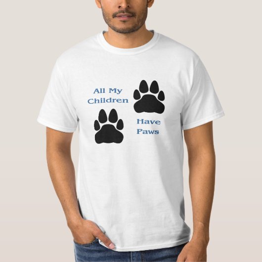 Al mijn kinderen hebben pokken t-shirt (Voorkant)