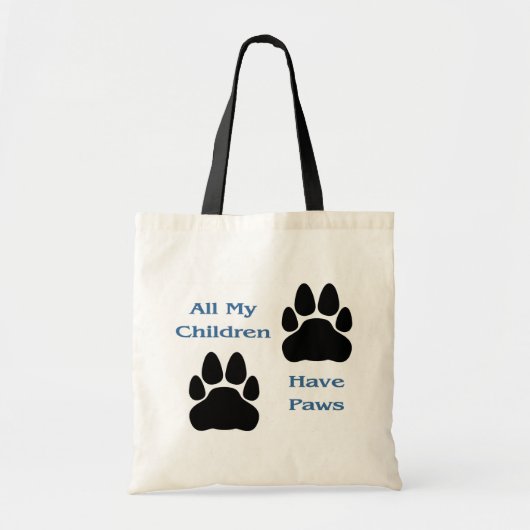 Al mijn kinderen hebben poten Canvas tas (Voorkant)