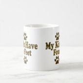 Al mijn Kinderen hebben vier Feet Koffiemok (Center)