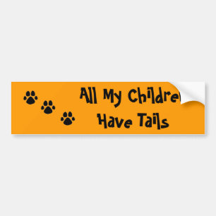 Al mijn kinderenhebben een spijkerbroek bumpersticker