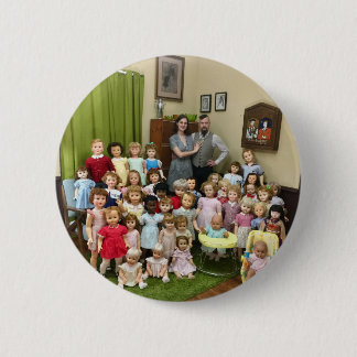 Al mijn kinderportret van de plastic familie ronde button 5,7 cm
