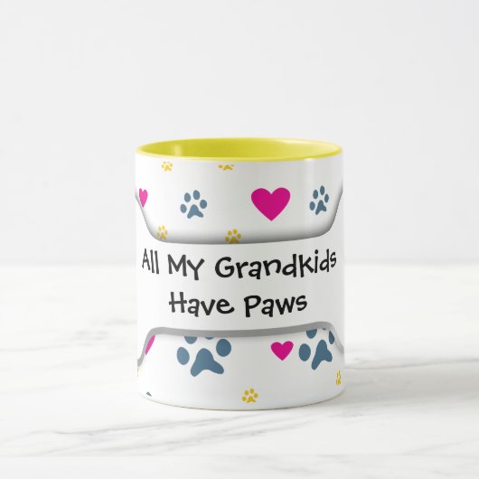 Al mijn kleinkinderen hebben poten mok (Midden)