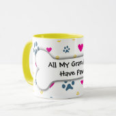 Al mijn kleinkinderen hebben poten mok (Voorkant links)