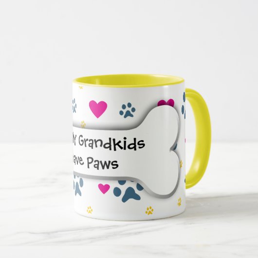 Al mijn kleinkinderen hebben poten mok (Voorkant rechts)