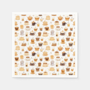 Al mijn koffie patchwork quilt patroon No8 Servet