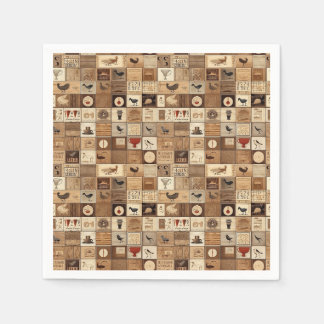 Al mijn koffie patchwork quiltpatroon No2 Servet