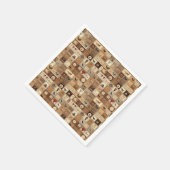 Al mijn koffie patchwork quiltpatroon No2 Servet (Hoek)