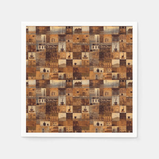 Al mijn koffie patchwork quiltpatroon No4 Servet