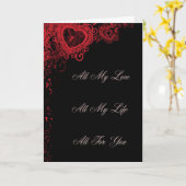 Al mijn liefde, al mijn leven, alles voor jou kaart (Gele Bloem)