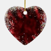 Al mijn liefde bevestiging herinnering keramisch ornament (Achterkant)