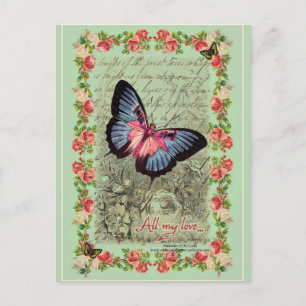 Al mijn liefde briefkaart