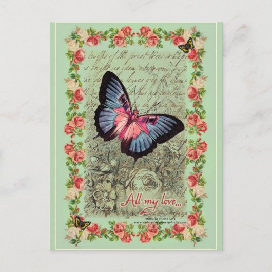 Al mijn liefde briefkaart (Voorkant)