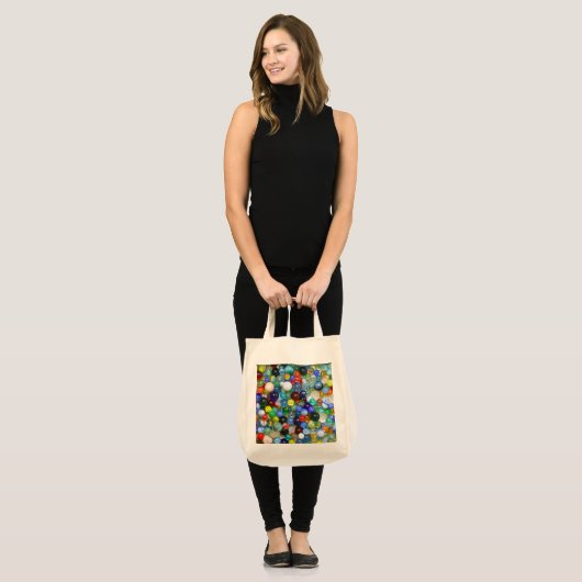 Al mijn marbles tote bag (Voorkant (model))