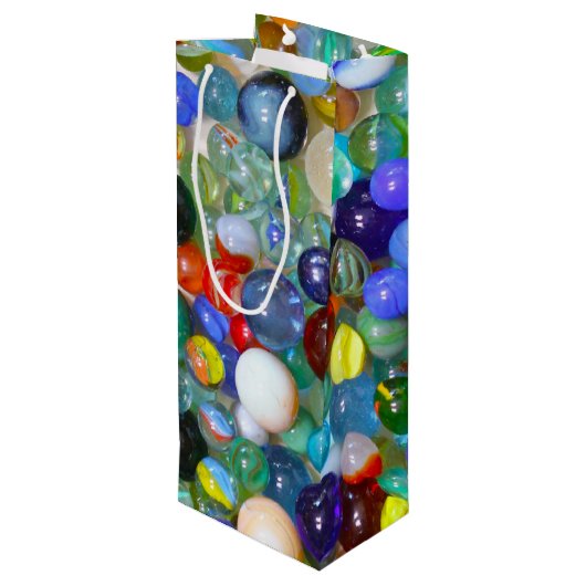 Al mijn marbles wijn cadeautas (Achterkant Gekanteld)